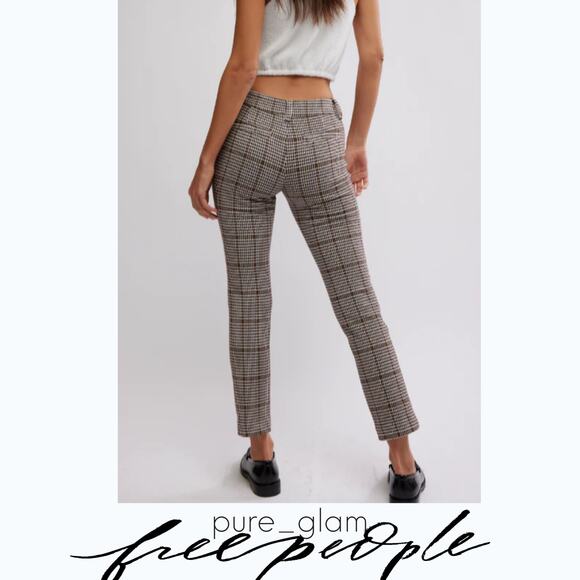 Free People plaid pants - Picture 5 of 9